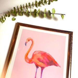 Flamingo Framed Print - Wall Decor